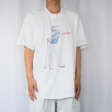 画像2: 2000's UNISYS IT企業 プリントTシャツ XL (2)