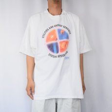 画像2: 2000's IBM "UTILITIES AND ENERGY SERVICE" コンピューター企業 プリントTシャツ XXL (2)