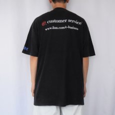 画像3: IBM "HELLO? HELLO? HELLOOOO?" コンピューター企業 プリントTシャツ BLACK XL (3)