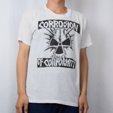 画像2: 80's Corrosion of Conformity USA製 ヘヴィメタルバンド プリントTシャツ XL (2)