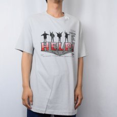 画像2: THE BEATLES "HELP!" ロックバンド 映画プリントTシャツ L (2)