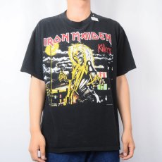 画像2: 90's IRON MAIDEN "Killers" ヘヴィメタルバンド アルバムプリントTシャツ BLACK L (2)