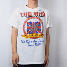 画像2: 80's THE WHO ロックバンドツアープリントTシャツ (2)