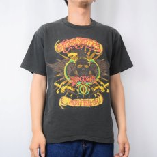 画像3: 90's AEROSMITH USA製 ロックバンドツアープリントTシャツ BLACK L (3)