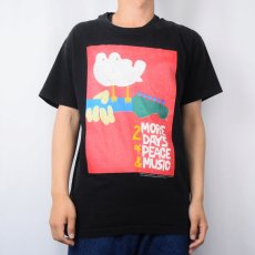 画像2: 1994 WOODSTOCK USA製 ロックフェスティバルTシャツ BLACK L (2)