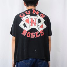 画像3: 90's GUNS ROSES "J.Gaither" USA製 ロックバンドプリントTシャツ BLACK XL (3)