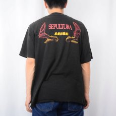 画像4: 90's SEPULTURA USA製 ヘヴィメタル・バンド プリントTシャツ BLACK XL (4)