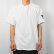 画像2: 90's New York Yankees ロゴプリントTシャツ XL (2)