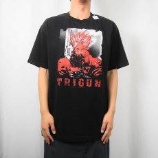 画像2: 2005 TRIGUN 漫画プリントTシャツ BLACK L (2)