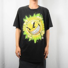 画像2: 90's Chaos Comics USA製 "Have A Psychotic Day" コミックプリントTシャツ BLACK XL (2)