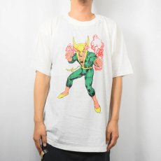 画像3: 80〜90's MARVEL COMICS アイアン・フィスト×ウルヴァリン ハンドペイントTシャツ (3)