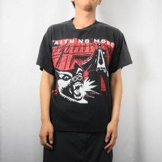 画像3: 【お客様専用ページ】90's FAITH NO MORE USA製 オルタナティヴ・ロックバンド プリントTシャツ BLACK L (3)