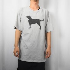 画像2: The Black Dog レストランプリントTシャツ L (2)