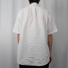 画像3: Ralph Lauren "CLASSIC FIT" ロゴ刺繍 ボタンダウンコットンシャツ L (3)