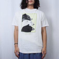 画像2: 90's LIBERTY GRAPHICS Diana Dee Tyler USA製 "THREE BEARS" くまイラストプリントTシャツ L (2)