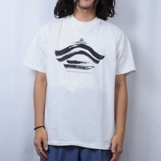 画像2: 90's USA製 JAPANESE AMERICAN NATIONAL MUSEUM ミュージアムプリントTシャツ L (2)