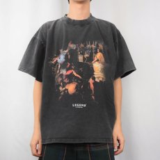 画像2: アートプリントTシャツ BLACK XL (2)