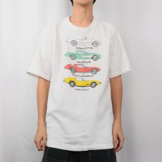 画像2: 90's USA製 クラシックカー プリントTシャツ XL (2)