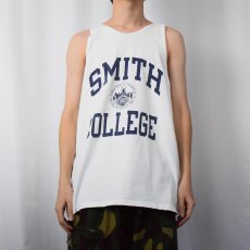 画像2: 90's Champion USA製 "SMITH COLLEGE" カレッジプリント タンクトップ L (2)