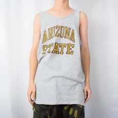 画像2: 80's Champion USA製 トリコタグ "ARIZONA STATE" カレッジプリント タンクトップ XL (2)