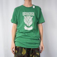 画像2: 80's〜 "OSHKOSH" ダブルフェイス カレッジプリントTシャツ (2)