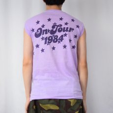 画像4: 80's Chicago ロックバンドツアープリント ノースリーブTシャツ (4)