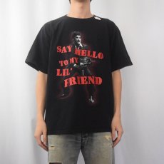 画像2: Scarface "Say hello to my lil' friend" ギャング映画プリントTシャツ L (2)