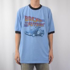 画像2: BACK TO THE FUTURE SF映画プリントリンガーTシャツ XXL (2)