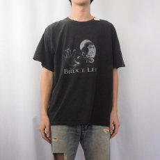 画像2: Bruce Lee ハリウッド俳優プリントＴシャツ L (2)