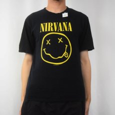 画像3: 【お客様専用ページ】NIRVANA ロックバンドプリントTシャツ BLACK (3)