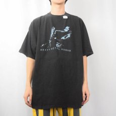 画像2: 90's HEAVY METAL HORNS USA製 スーパー・ファンクバンド プリントTシャツ BLACK XXL (2)