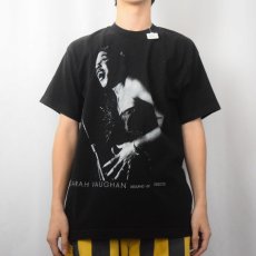 画像2: 90's SARAH VAUGHAN ジャズボーカリスト プリントTシャツ BLACK L (2)