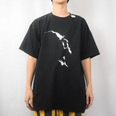 画像2: Ray Charles "Ray" 自伝映画プリントTシャツ BLACK XL (2)