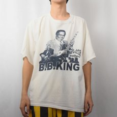 画像3: 2006 B.B.KING ブルースミュージシャン プリントTシャツ XL (3)