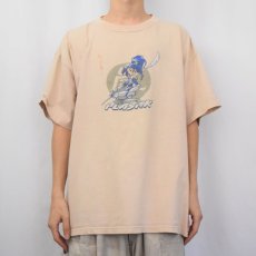 画像2: 90's PLASTIK USA製 キャラクタープリントTシャツ XXL (2)