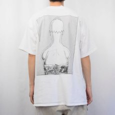 画像4: 90's THE SIMPSONS "Couch Potato" USA製 Calvin KleinパロディTシャツ XXL (4)