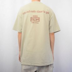 画像4: 90's NINE INCH NAILS "Closer to God" ロックバンドプリントTシャツ XL (4)