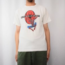 画像2: 2002 MARVEL SPIDER-MAN 映画プリントTシャツ M (2)