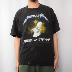 画像2: 2003 METALLICA USA製 "METAL UP YOUR ASS" ロックバンドプリントTシャツ BLACK (2)