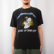 画像2: 90's METALLICA USA製 "METAL UP YOUR ASS" ロックバンドプリントTシャツ BLACK L (2)