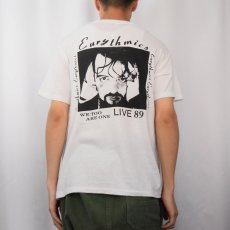 画像3: 80's Eurythmics CANADA製 "WE TOO ARE ONE" ミュージシャン ツアーTシャツ XL (3)