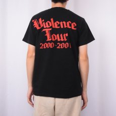 画像4: 2000's Nothing Face "Violence Tour" ニューメタル バンドツアーTシャツ BLACK M (4)