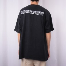 画像3: 90's RAGE AGAINST THE MACHINE "Who laughs last" ロックバンドプリントTシャツ BLACK XL (3)