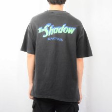 画像3: 90's The SHADOW KNOWS USA製 映画プリントTシャツ BLACK L (3)