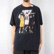 画像2: ブート NIKE コービー×ジョーダン×レブロン NBA選手 プリントTシャツ 2XL (2)