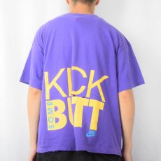 画像4: 90's NIKE USA製 "CAN YOU SAY KICK SOME BUTT" プリントTシャツ XL  (4)