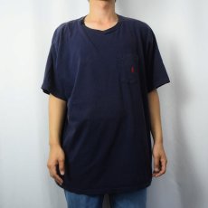 画像2: 90's Ralph Lauren USA製 無地ポケットTシャツ XL (2)