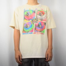 画像2: 90's In Living Color USA製 "CLOWN" TV番組 プリントTシャツ L (2)