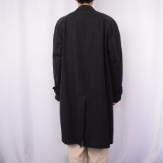 画像3: 80~90's Burberrys' ENGLAND製 バルマカーンコート BLACK (3)