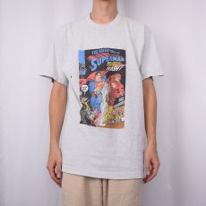 画像2: 90's SUPERMAN CANADA製 アメコミキャラクタープリントTシャツ L (2)